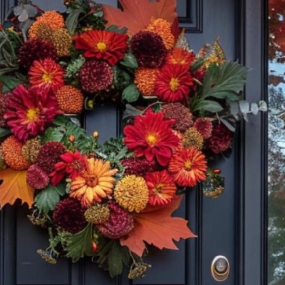 GORGEOUS FALL WREATH NEW - Picture 3 of 3